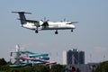 Porter Airline jet landing