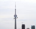 Porter Airlines Airplane and CN Tower