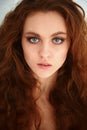 Porter is a beautiful red-haired girl with beautiful . Natural beauty, natural hair color. Ginger