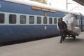 Porter at New Delhi's railway station