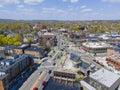 Porter Square aerial view, Cambridge, MA, USA