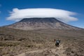 Porters on the Saddle Kilimanjaro