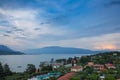 Portese, Italy, at Lake Garda during a beautiful sunset