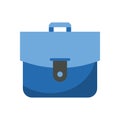 Portfolio briefcase handle isolated icon Royalty Free Stock Photo