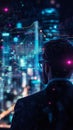 portfolio manager using an AI tool to predict MicroStrategy stock fluctuations