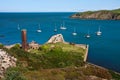 Porth Wen bay Royalty Free Stock Photo