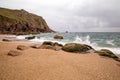 Porthchapel cornwall uk daymarks Royalty Free Stock Photo