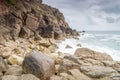 Porthgawwa cornwall uk Royalty Free Stock Photo