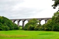 porthkerry Viaduct is a railway viaduct bridge near Barry in the Vale of Glamorgan, Wales. Royalty Free Stock Photo