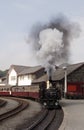Porthmadog - Ffestiniog steam Train Royalty Free Stock Photo