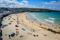 Porthmeor Beach, St Ives, Cornwall Royalty Free Stock Photo