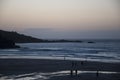 Porthmeor Beach St Ives sunset Royalty Free Stock Photo