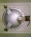 The porthole of the porthole in the ship`s Royalty Free Stock Photo