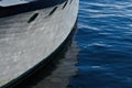 Portholes in antique wooden tallship