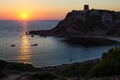 Porticciolo watch tower, Sardinia Royalty Free Stock Photo