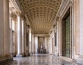 Portico of the Archbasilica of Saint John Lateran (Basilica di San Giovanni in Laterano). Rome, Italy Royalty Free Stock Photo