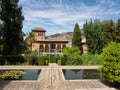 Portico, Garden Generalife in Alhambra, Granada, Spain