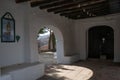 portico of the hermitage of San Isidro in Los Guainos Altos