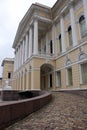 Portico of the main facade of the Russian Museum, Mikhailovsky Palace, St. Petersburg, Russia Royalty Free Stock Photo