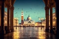 portico on Piazza San Marco Venice