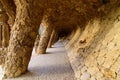 Portico of the Washerwoman in Park Guell in Barcelona