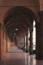 Porticos in Bologna in Italy Royalty Free Stock Photo