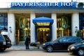 Portier at Hotel Bayerischer Hof, Promenadeplatz Royalty Free Stock Photo