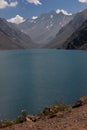 Portillo Inca Laguna and Mountains Chile Royalty Free Stock Photo
