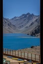 Portillo Inca Laguna and Mountains Chile Royalty Free Stock Photo