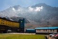 Portillo Mountains and Hotel Chile