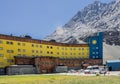 Portillo Mountains and Hotel Chile