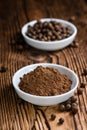 Portion of Allspice powder Royalty Free Stock Photo