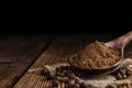 Portion of Allspice powder Royalty Free Stock Photo