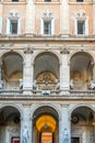 Portion of the Ancient Palazzo Mattei di Giove Courtyard, Rome, Italy