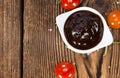 Portion of Barbeque Sauce Royalty Free Stock Photo