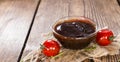 Portion of Barbeque Sauce Royalty Free Stock Photo