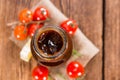 Portion of Barbeque Sauce Royalty Free Stock Photo