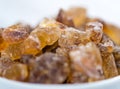 Portion of brown Rock Candy Royalty Free Stock Photo