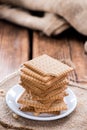 Portion of Butter Biscuits Royalty Free Stock Photo