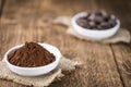 Portion of Cocoa powder Royalty Free Stock Photo