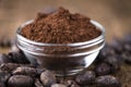 Portion of Cocoa powder Royalty Free Stock Photo