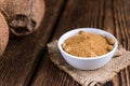 Portion of Coconut Sugar Royalty Free Stock Photo