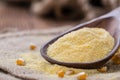 Portion of Cornmeal Royalty Free Stock Photo