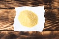 Portion of Cornmeal Royalty Free Stock Photo