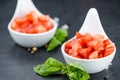 Portion of Diced Tomatoes