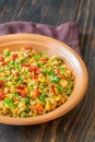 Portion of fried rice Royalty Free Stock Photo