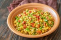 Portion of fried rice Royalty Free Stock Photo