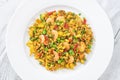 Portion of fried rice Royalty Free Stock Photo