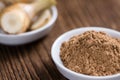 Portion of Galangal Powder Royalty Free Stock Photo