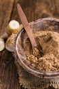 Portion of Galangal Powder Royalty Free Stock Photo